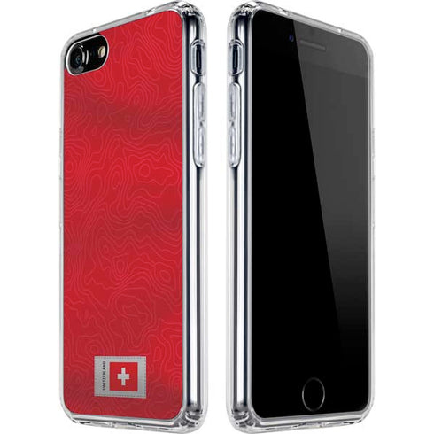 Switzerland Soccer Flag iPhone SE (2nd & 3rd Gen) Clear Case