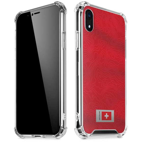 Switzerland Soccer Flag iPhone XR Clear Case