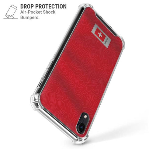 Switzerland Soccer Flag iPhone XR Clear Case