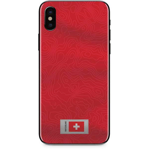 Switzerland Soccer Flag iPhone XS Skin