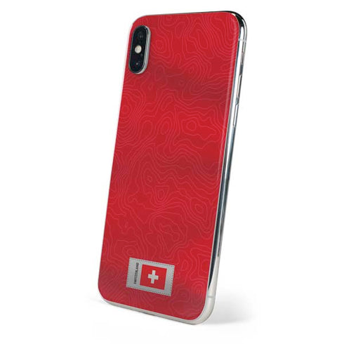 Switzerland Soccer Flag iPhone XS Skin