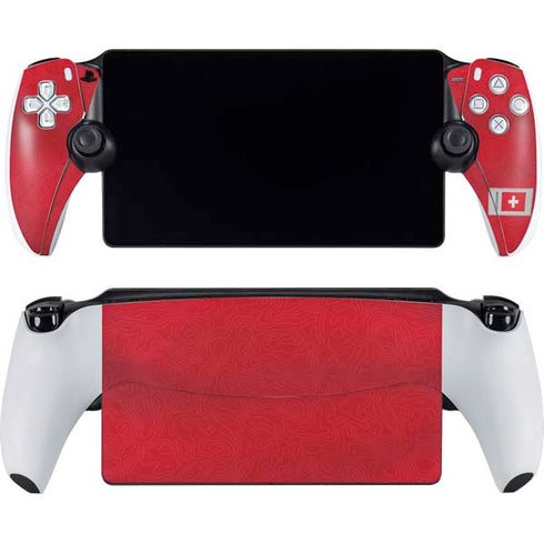 Switzerland Soccer Flag PlayStation Portal Remote Player Skin