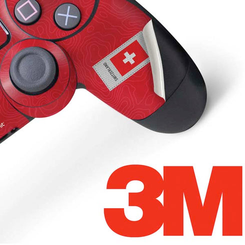 Switzerland Soccer Flag PS4 Controller Skin