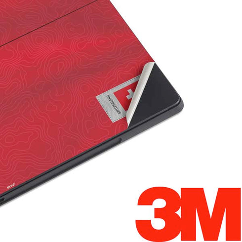 Switzerland Soccer Flag Surface Pro 7 Skin