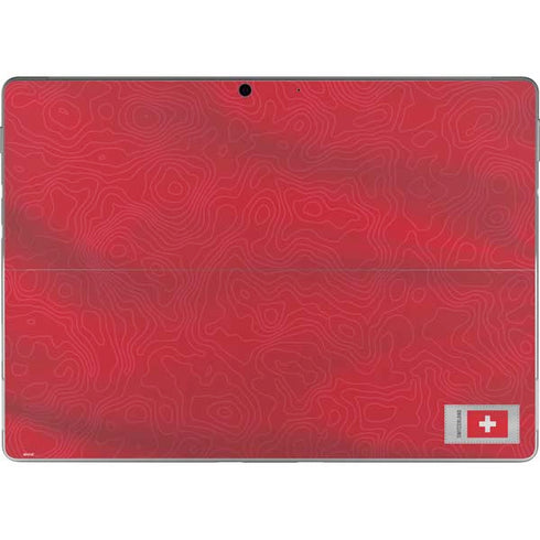 Switzerland Soccer Flag Surface Pro 8 Skin
