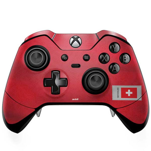 Switzerland Soccer Flag Xbox One Elite Controller Skin