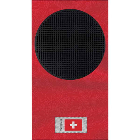 Switzerland Soccer Flag Xbox Series S Console Skin