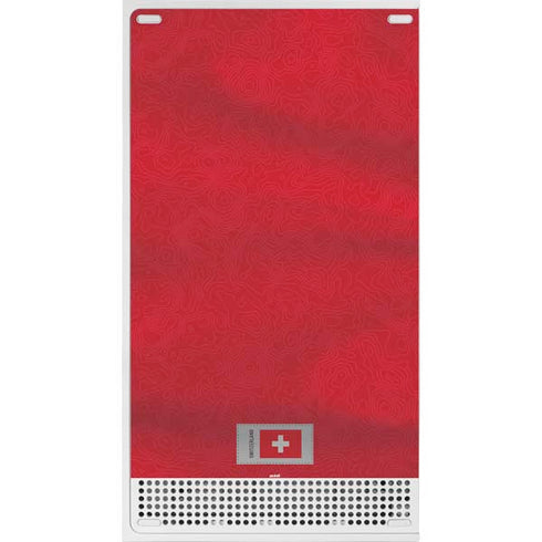 Switzerland Soccer Flag Xbox Series S Console Skin