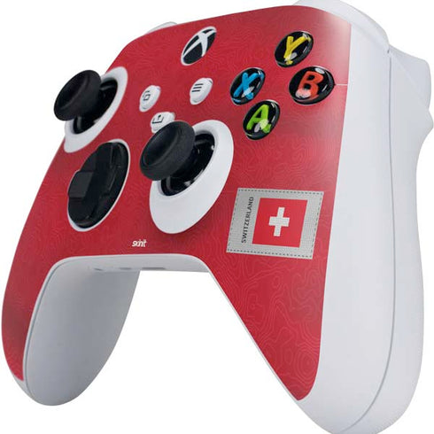 Switzerland Soccer Flag Xbox Series S Controller Skin