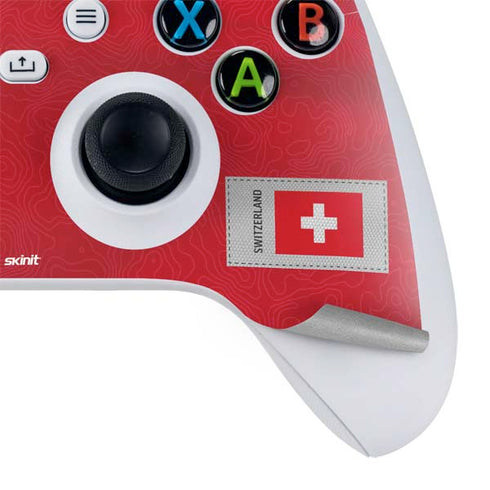 Switzerland Soccer Flag Xbox Series S Controller Skin