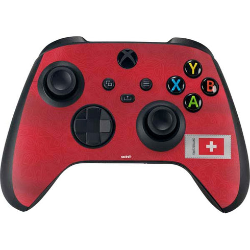 Switzerland Soccer Flag Xbox Series X Controller Skin