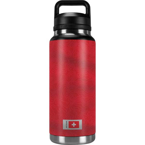 Switzerland Soccer Flag YETI Rambler 36oz Bottle Skin