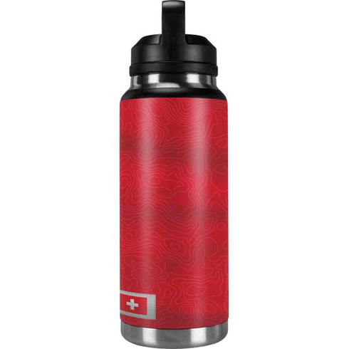 Switzerland Soccer Flag YETI Rambler 36oz Bottle Skin