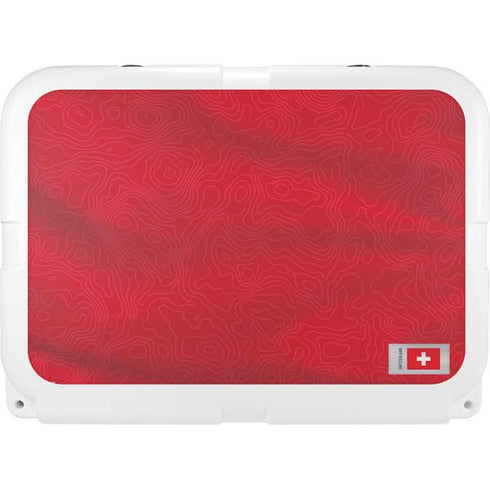 Switzerland Soccer Flag YETI Tundra 35 Hard Cooler Skin
