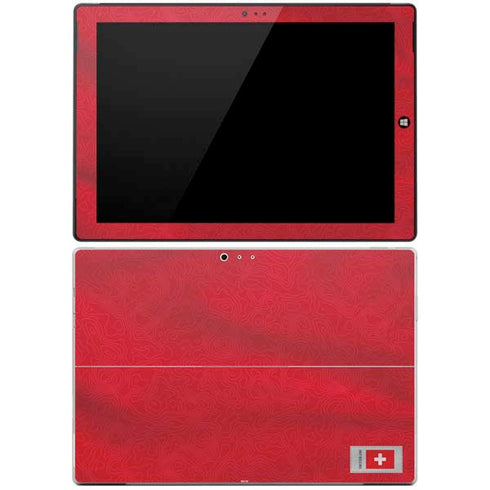 Switzerland Soccer Flag Surface Pro 3 Skin