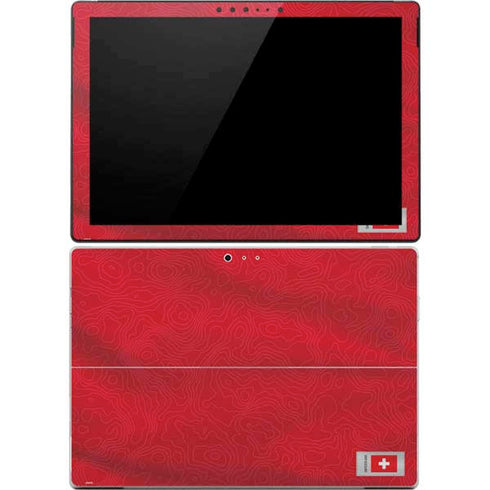 Switzerland Soccer Flag Surface Pro 4 Skin