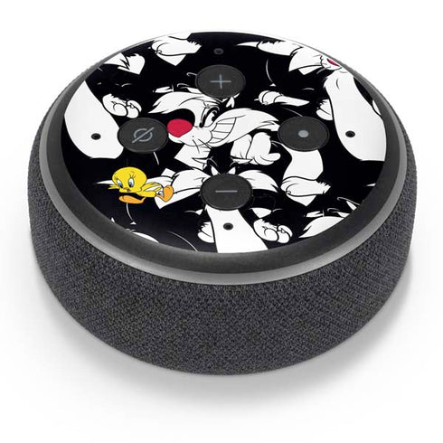 Looney Tunes Sylvester and Tweety Super Sized Amazon Echo Dot Skin