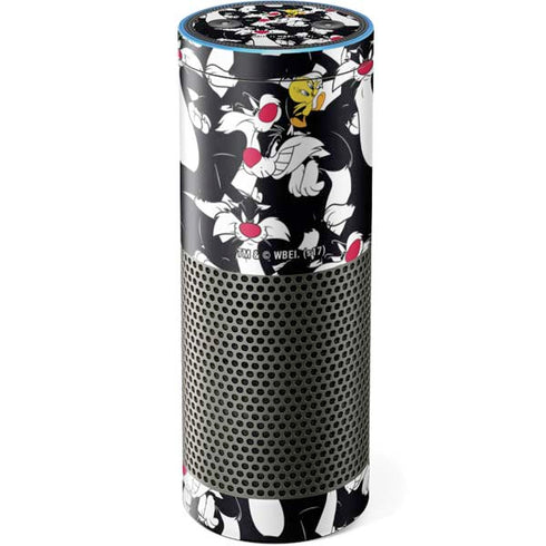 Looney Tunes Sylvester and Tweety Super Sized Amazon Echo Skin