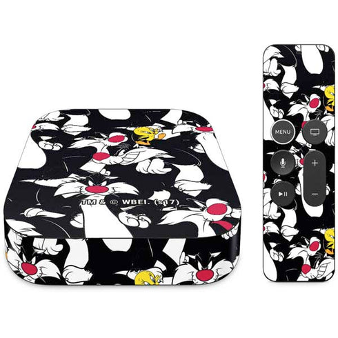 Looney Tunes Sylvester and Tweety Super Sized Apple TV Skin