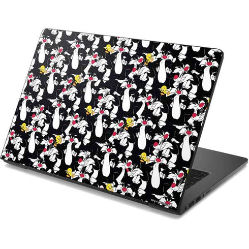 Looney Tunes Sylvester and Tweety Super Sized Dell Chromebook Skin