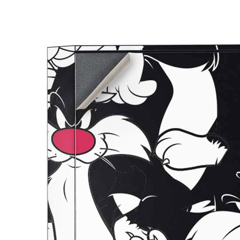 Looney Tunes Sylvester and Tweety Super Sized Corsair 4000D Tempered Glass Mid-Tower ATX Case Skin