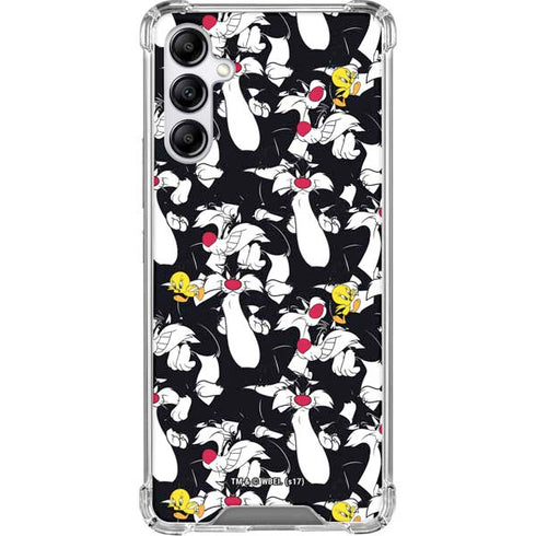 Looney Tunes Sylvester and Tweety Super Sized Galaxy A15 5G Clear Case