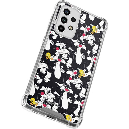 Looney Tunes Sylvester and Tweety Super Sized Galaxy A53 5G Clear Case