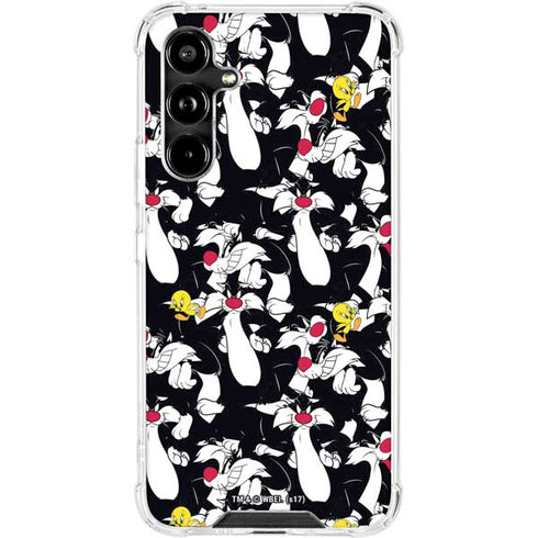 Looney Tunes Sylvester and Tweety Super Sized Galaxy A54 5G Clear Case
