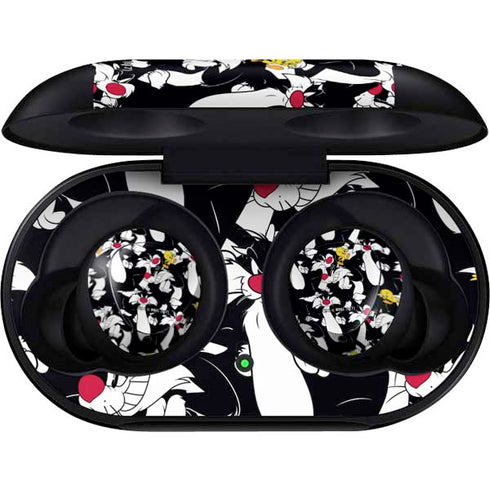 Looney Tunes Sylvester and Tweety Super Sized Galaxy Buds Skin