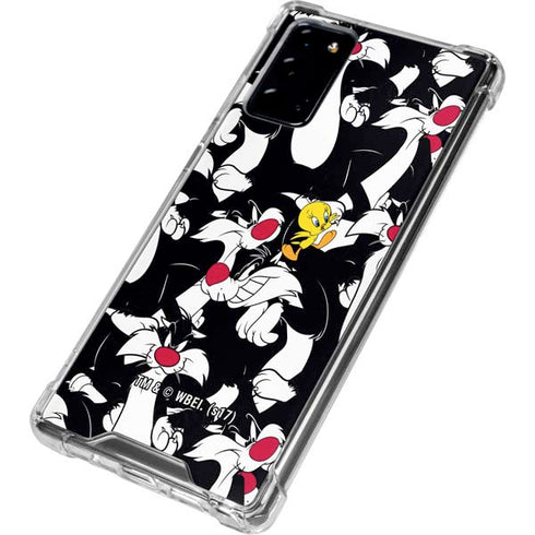 Looney Tunes Sylvester and Tweety Super Sized Galaxy Note20 5G Clear Case