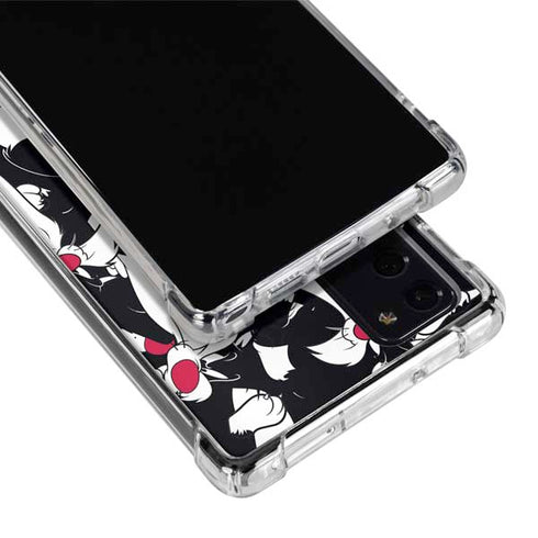 Looney Tunes Sylvester and Tweety Super Sized Galaxy Note20 5G Clear Case