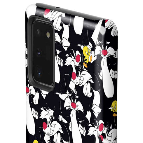 Looney Tunes Sylvester and Tweety Super Sized Galaxy Note20 5G Pro Case
