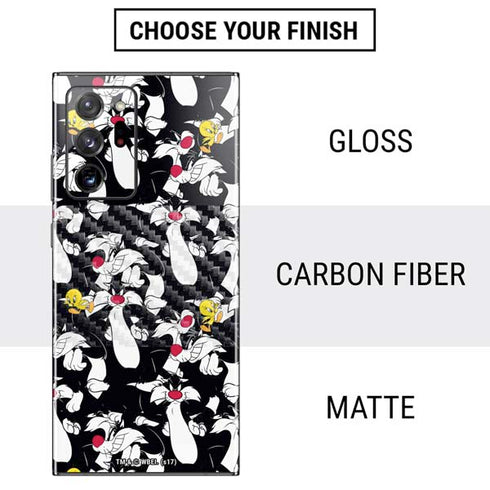 Looney Tunes Sylvester and Tweety Super Sized Galaxy Note20 Ultra 5G Skin