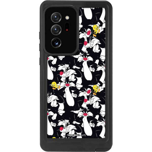 Looney Tunes Sylvester and Tweety Super Sized Galaxy Note20 Ultra 5G Waterproof Case