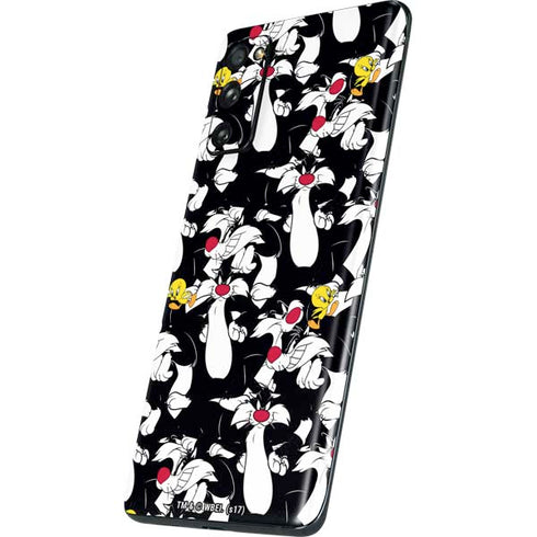 Looney Tunes Sylvester and Tweety Super Sized Galaxy S20 Fan Edition Skin