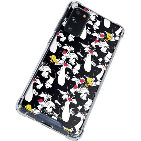 Looney Tunes Sylvester and Tweety Super Sized Galaxy S20 FE Clear Case