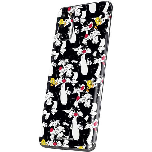 Looney Tunes Sylvester and Tweety Super Sized Galaxy S20 Plus Skin