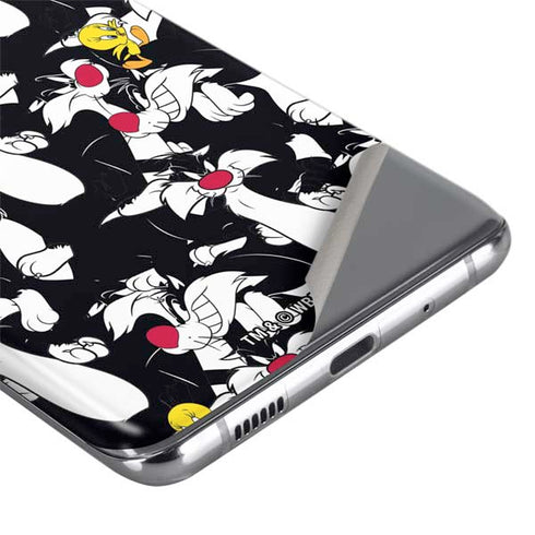 Looney Tunes Sylvester and Tweety Super Sized Galaxy S20 Plus Skin
