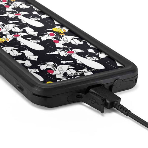 Looney Tunes Sylvester and Tweety Super Sized Galaxy S20 Plus Waterproof Case