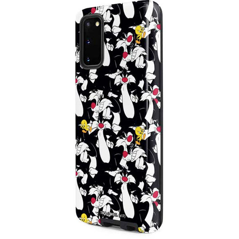 Looney Tunes Sylvester and Tweety Super Sized Galaxy S20 Pro Case