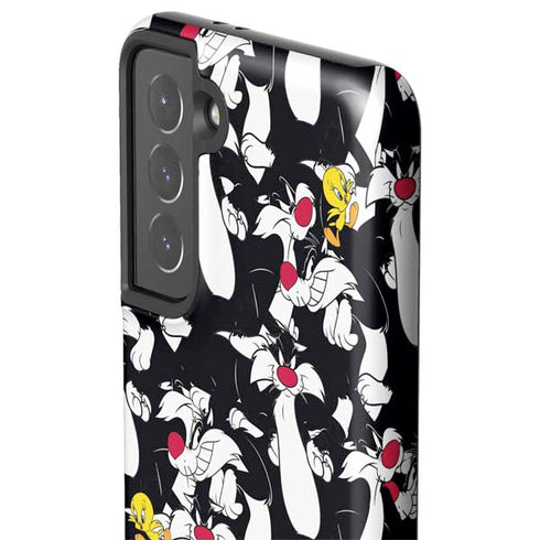 Looney Tunes Sylvester and Tweety Super Sized Galaxy S21 5G Pro Case