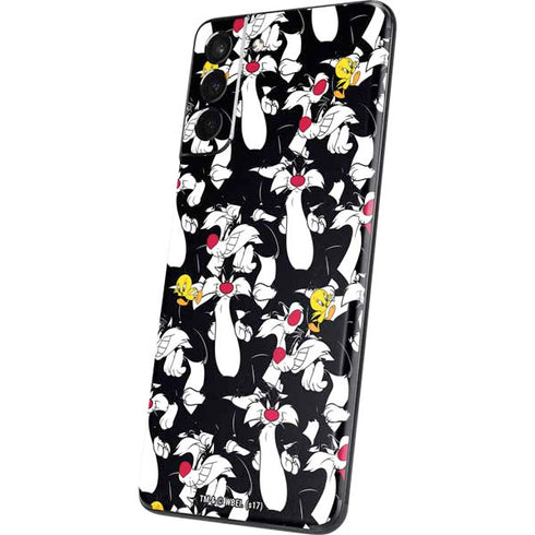 Looney Tunes Sylvester and Tweety Super Sized Galaxy S21 5G Skin