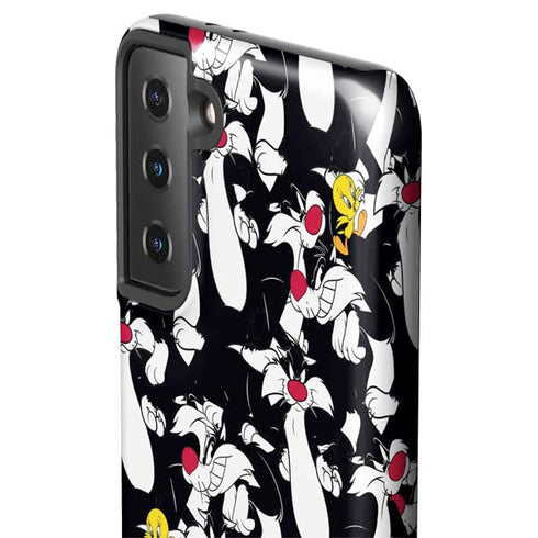 Looney Tunes Sylvester and Tweety Super Sized Galaxy S21 Plus 5G Pro Case