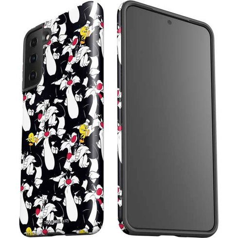 Looney Tunes Sylvester and Tweety Super Sized Galaxy S21 Plus 5G Pro Case