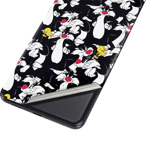 Looney Tunes Sylvester and Tweety Super Sized Galaxy S21 Ultra 5G Skin