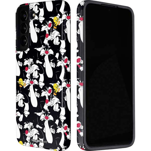 Looney Tunes Sylvester and Tweety Super Sized Galaxy S22 Plus Pro Case