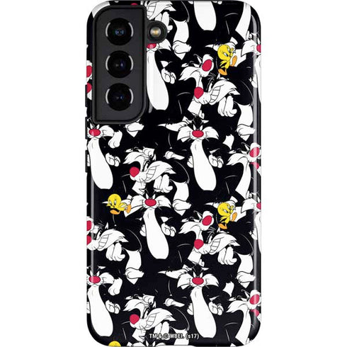 Looney Tunes Sylvester and Tweety Super Sized Galaxy S22 Pro Case