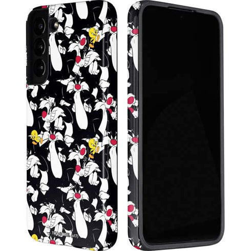 Looney Tunes Sylvester and Tweety Super Sized Galaxy S22 Pro Case