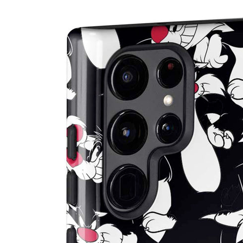 Looney Tunes Sylvester and Tweety Super Sized Galaxy S22 Ultra Pro Case