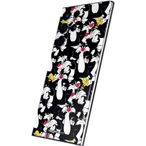 Looney Tunes Sylvester and Tweety Super Sized Galaxy S22 Ultra Skin